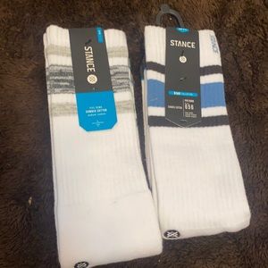 2 pairs men’s stance crew socks
